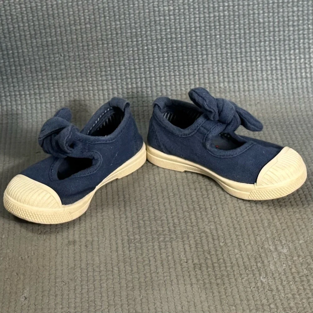 Chus Athena Velcro Mary Jane Shoes Navy Blue‎ Toddler Size 5C US 21 EU